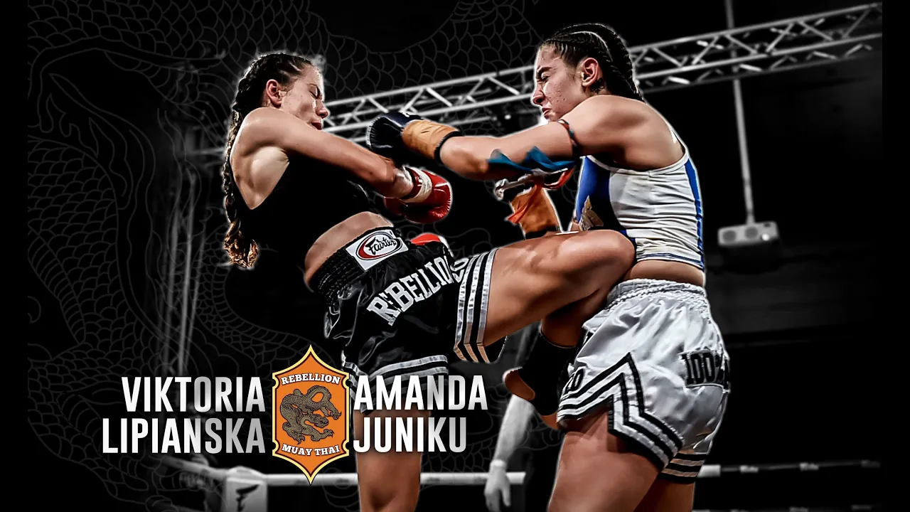 FULL FIGHT | Rebellion Muaythai 20: Viktoria Lipianska vs Amanda Juniku background
