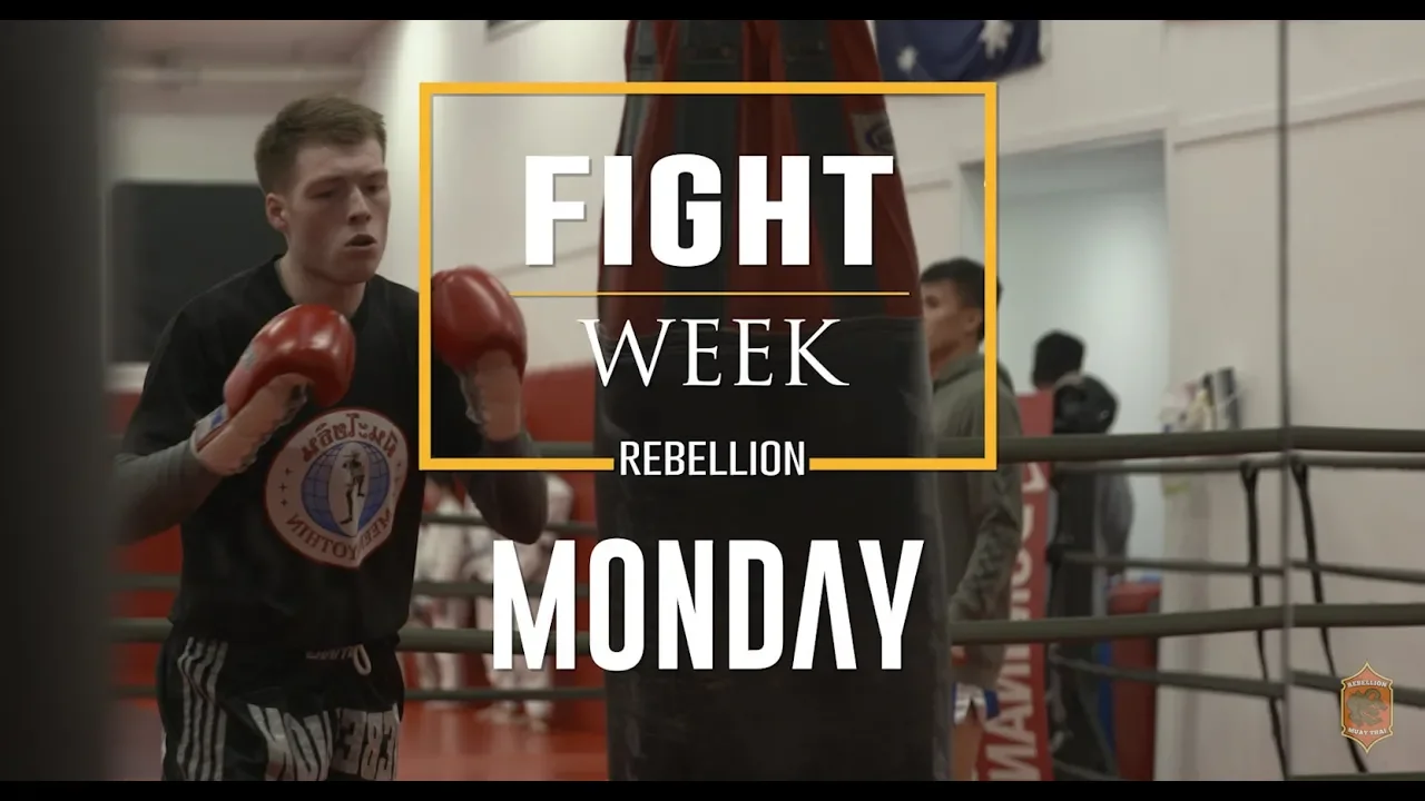Rellion Muaythai Fight Week: Monday background
