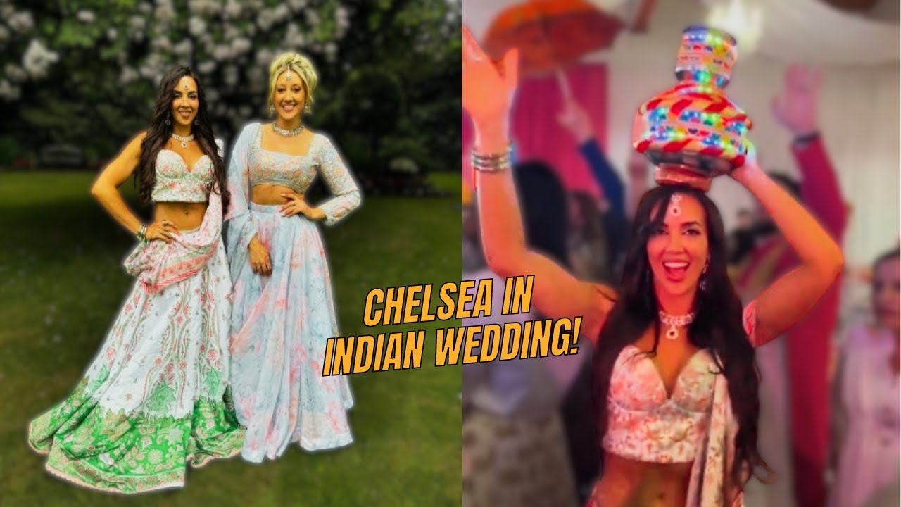 Chelsea Green in Indian wedding! 🇮🇳 background