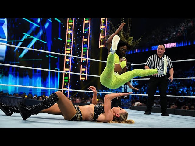 WWE Charlotte vs Naomi 1/2 - Full Match Jan,7 2022.