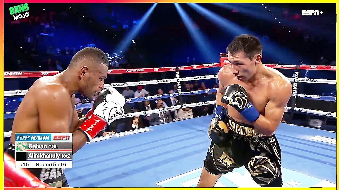 Janibek Alimkhanuly (Kazakhstan) vs Carlos Galvan (Colombia) - Boxing Highlights HD