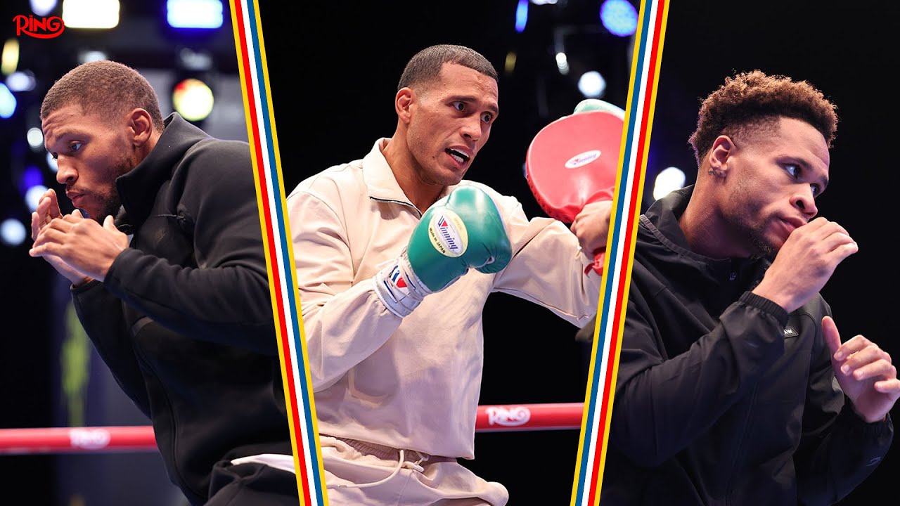 Devin Haney, Brian Norman Jr & David Benavidez SHOW THEIR SKILLS Ahead of The Ring IV