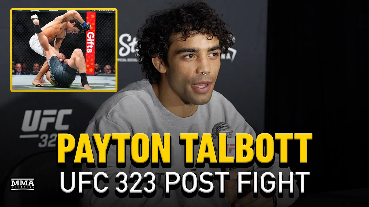 Payton Talbott: 'It's Pretty Cool Putting Down Old Yeller' Henry Cejudo | UFC 323| MMA Fighting