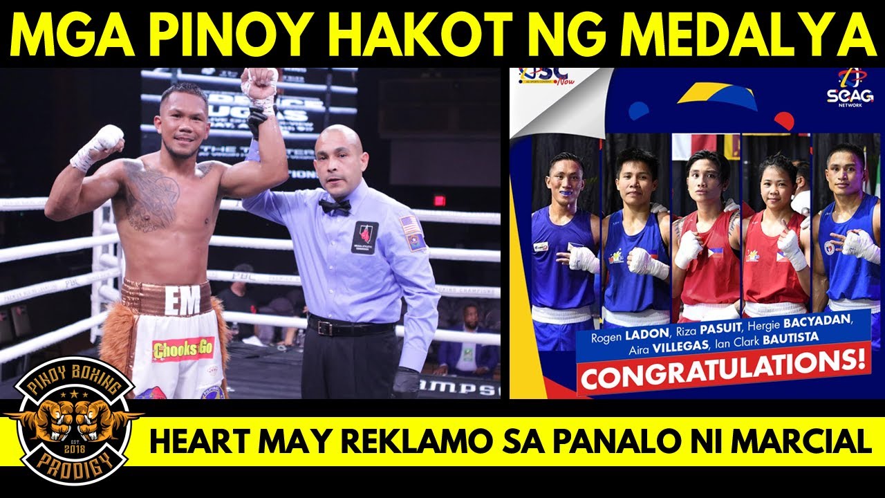 3 Pinoy GOLD sa Thailand Boxing! | Marcial pinanalo lang umano ng Referee? background
