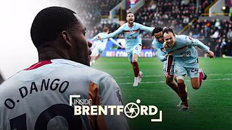 Pitchside at Turf Moor as Damsgaard scores TWICE 🇩🇰 | Inside Brentford | Burnley (A)