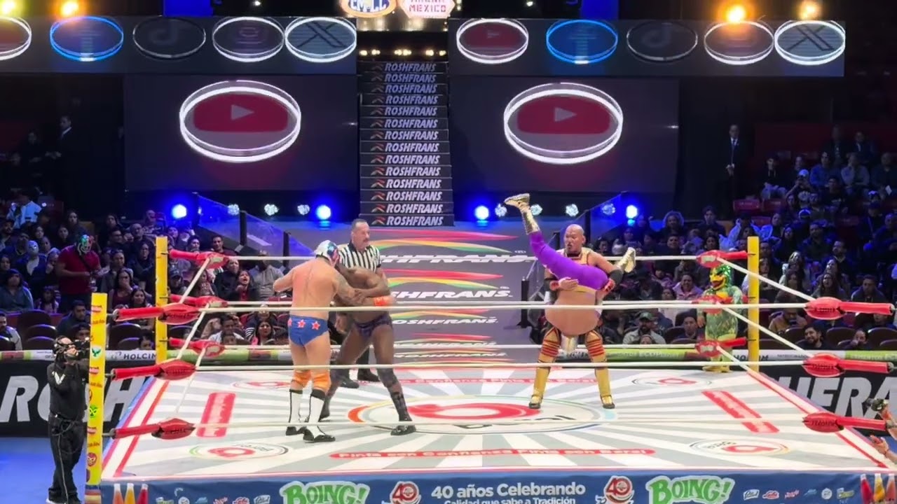 Reporte CMLL: Hombre Bala Jr y Fury Boy🆚 Okumura y Dark Magic