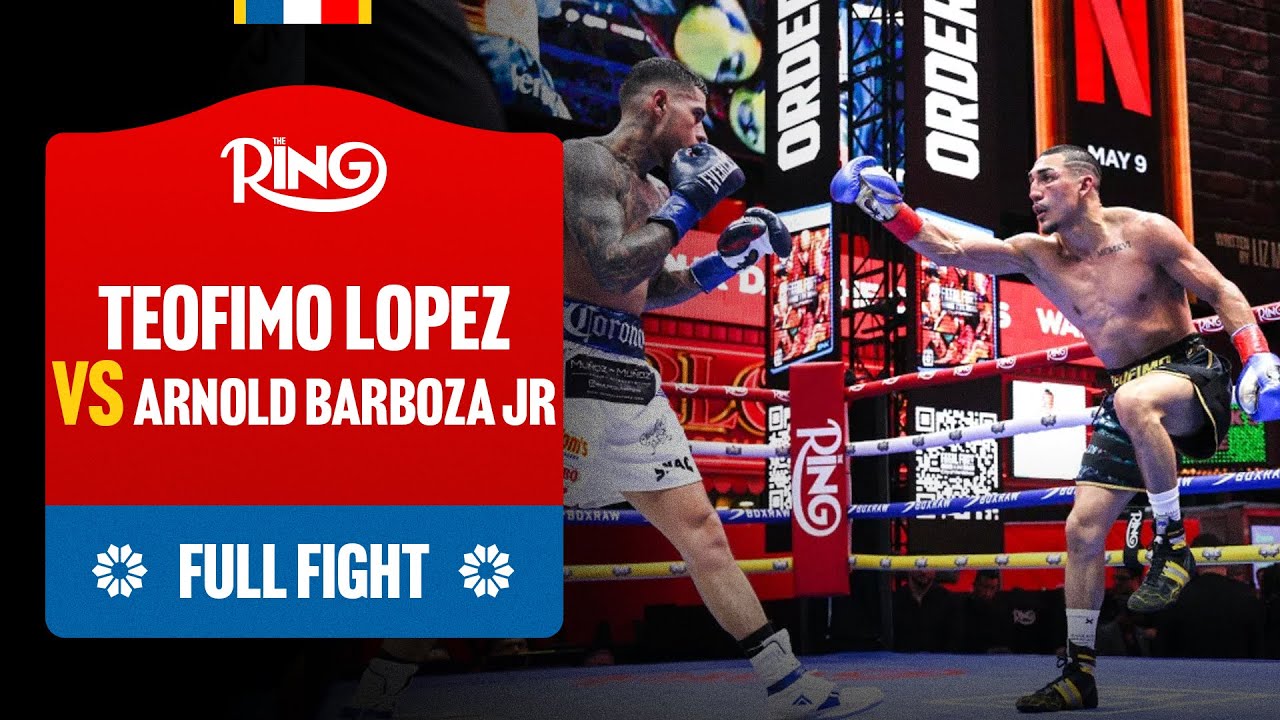 ELITE MASTERCLASS! Teofimo Lopez vs Arnold Barboza Jr | The Ring VI