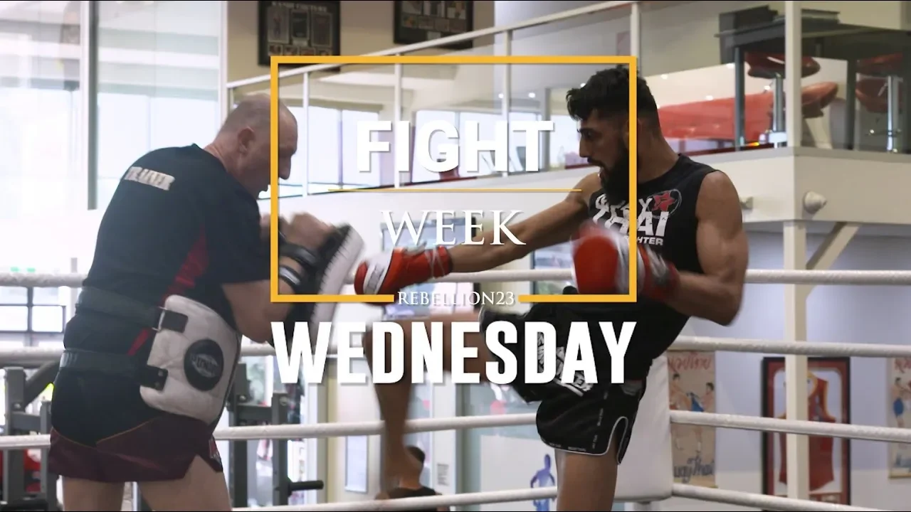 FIGHT WEEK// Wednesday - Rebellion Muaythai 23