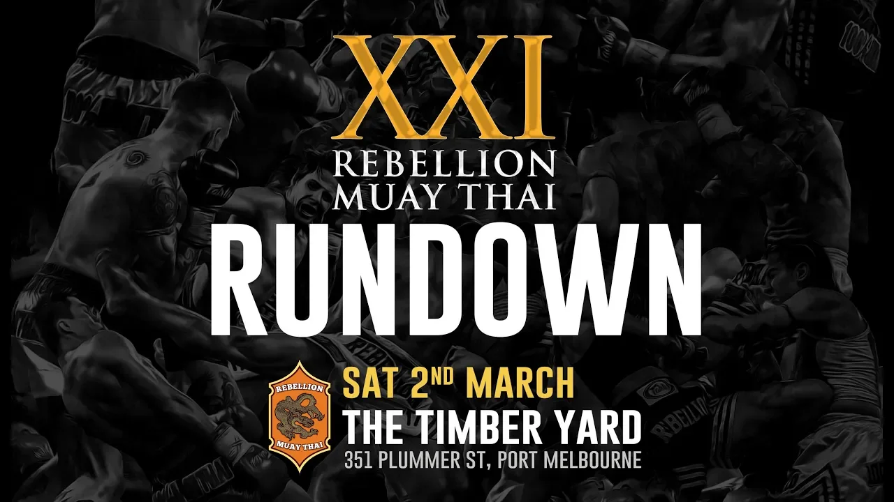 Rebellion 21/ RUNDOWN