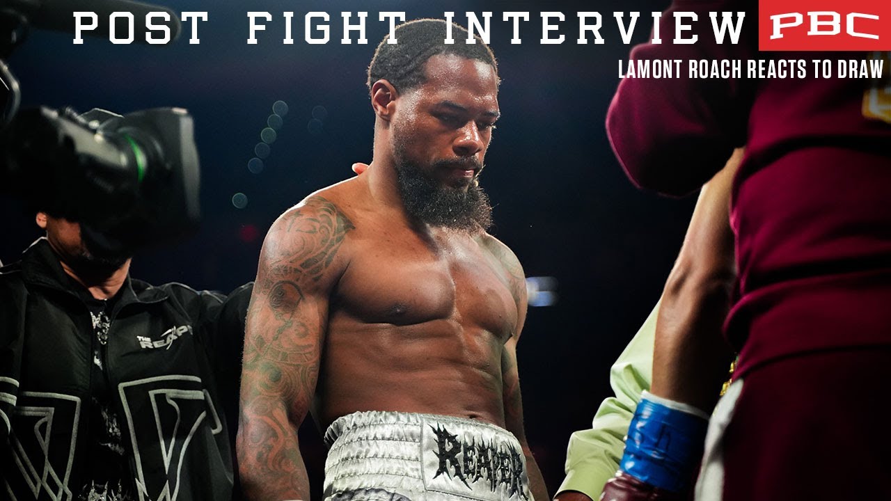 Lamont Roach reacts to draw against Isaac Cruz | POST FIGHT INTERVIEW