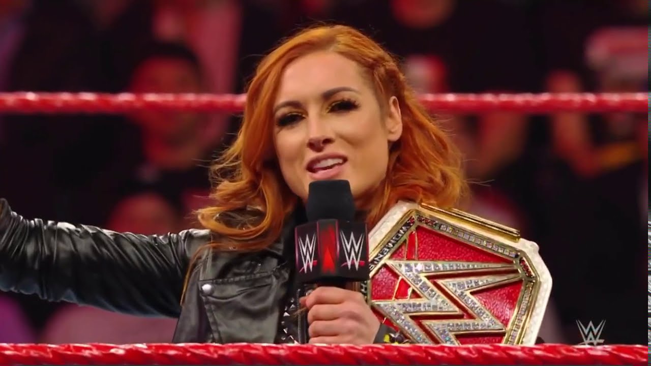 Becky Lynch Addresses Asuka. background