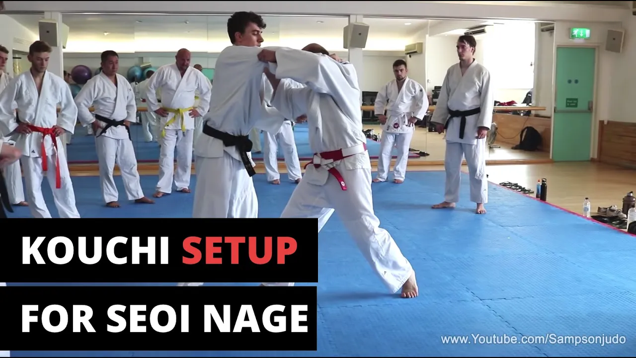 Kouchi Gari into Seoi Nage background