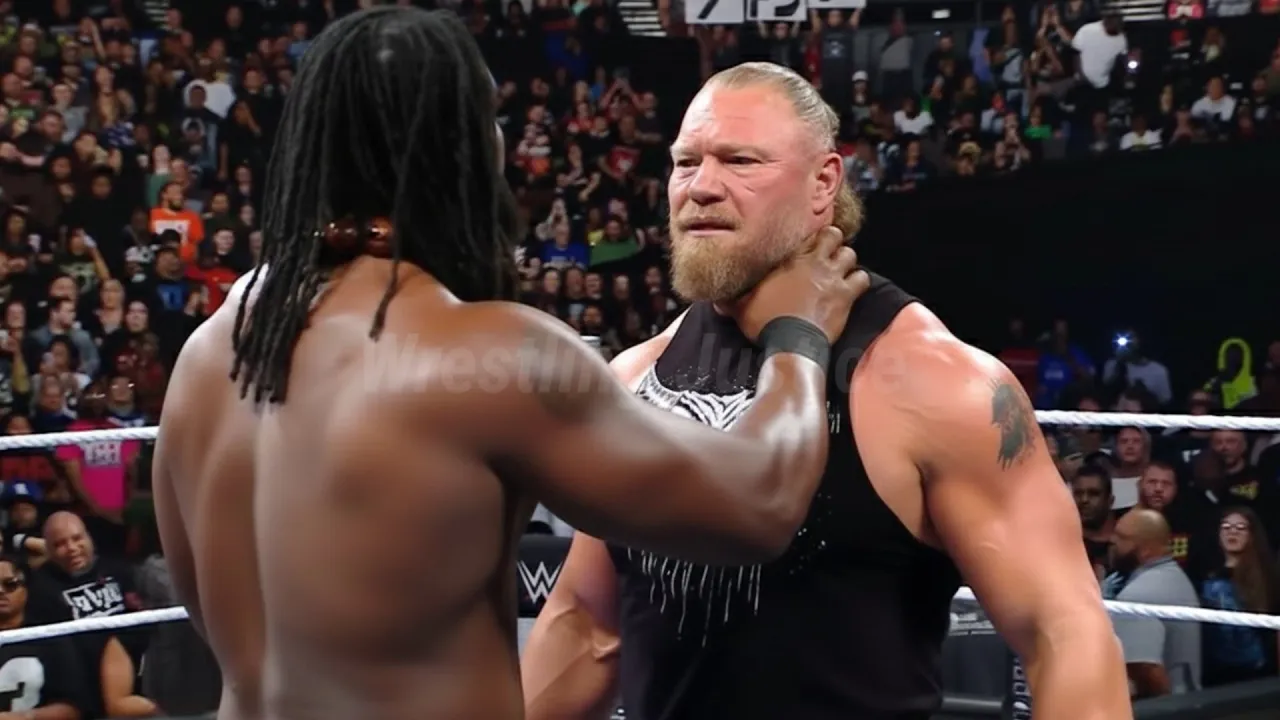 Oba Femi Attacks Brock Lesnar WWE Raw 23 February 2026 Highlights Oba Femi Vs Brock Lesnar WWE Raw