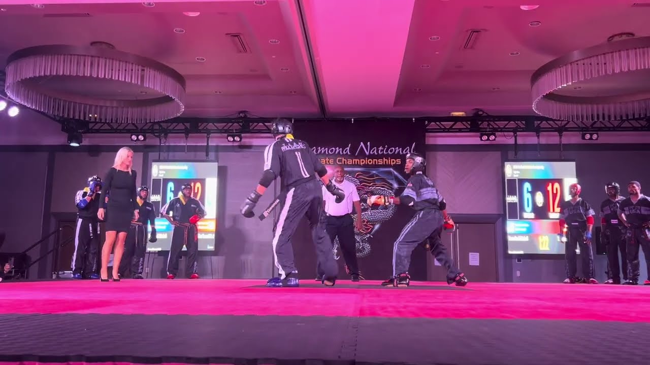 Tyreeke Saint vs Enrique Letona Team Sparring Championship FINAL ROUND - Diamond Nationals 2025 background