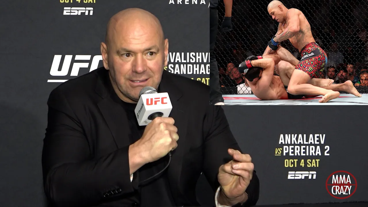 Dana White Reacts to Magomed Ankalaev TKO LOSS to Alex Pereira at UFC 320