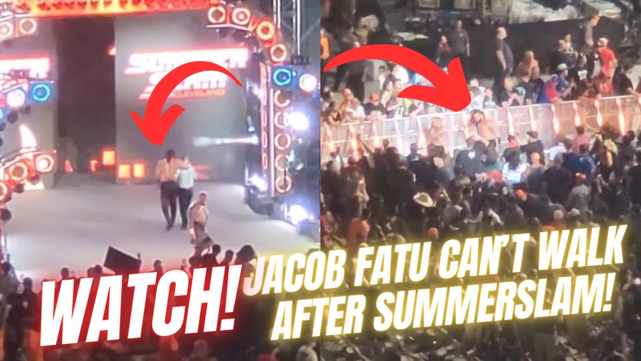 Jacob Fatu CAN'T WALK after SummerSlam 2024😭