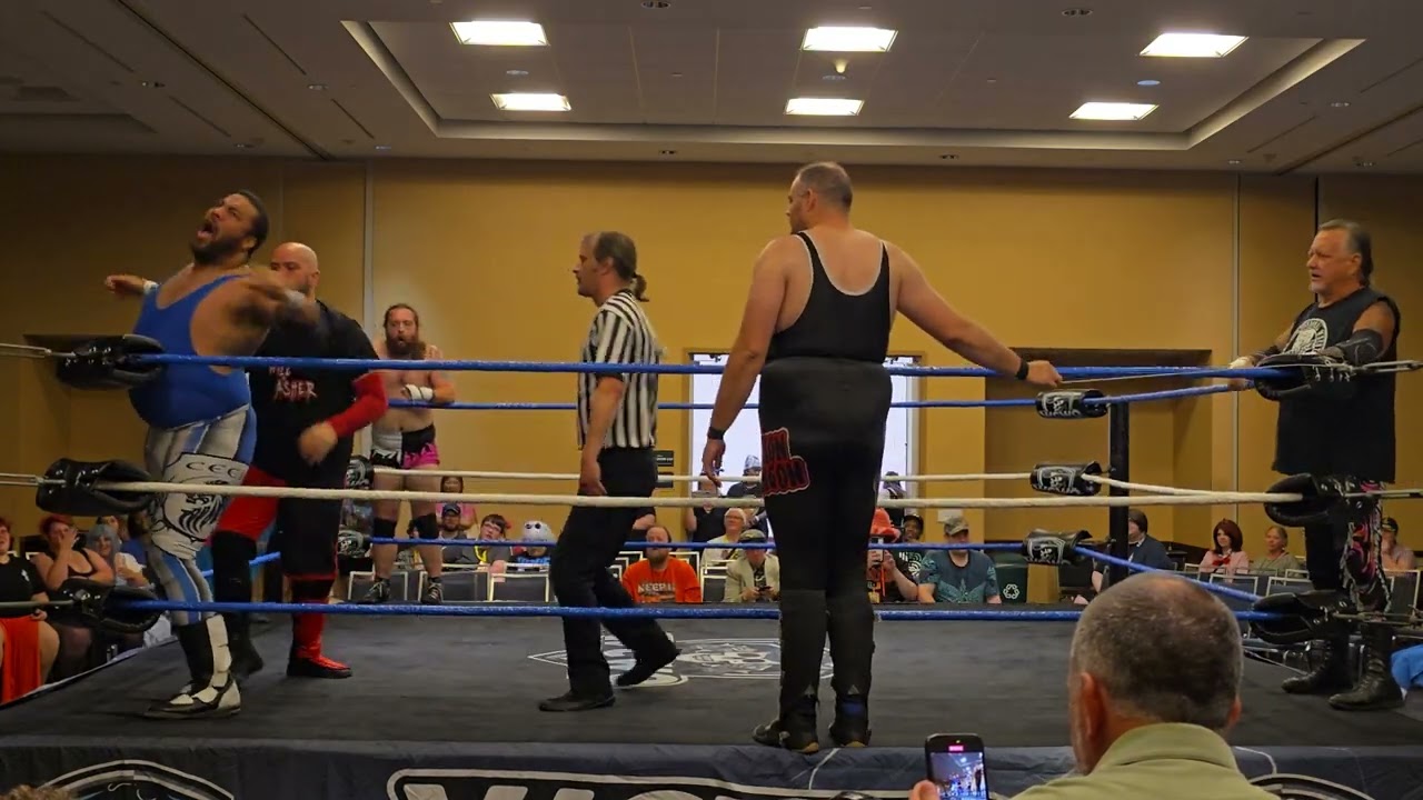 Jaxon Morgan, Will Asher & TJ Powers vs Mark Magnus, Cecil Cerveza & Andre Stray-WCWO PopCon 6/29/25