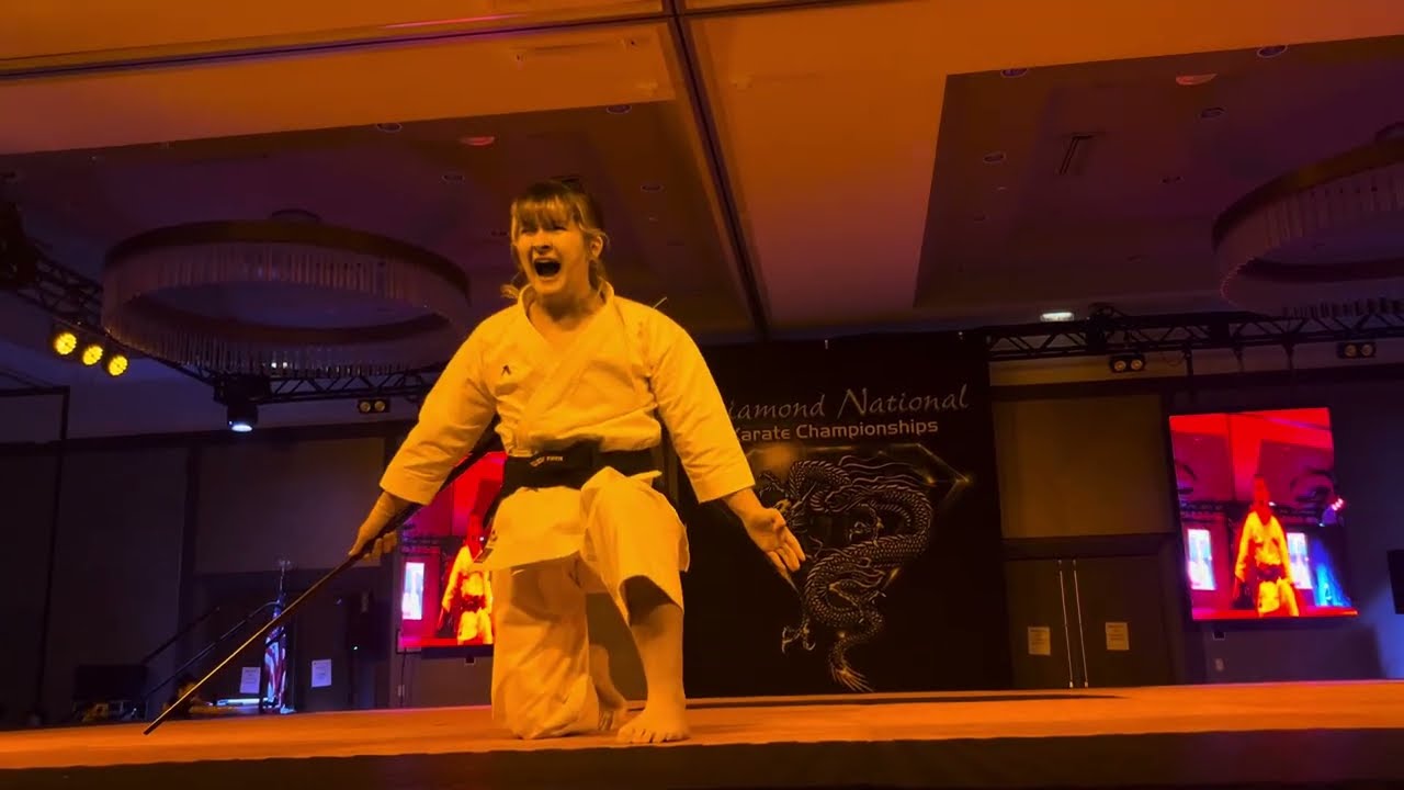 Maria Routel Ferguson Women's Traditional Weapons Diamond Ring Finals - Diamond Nationals 2025 background