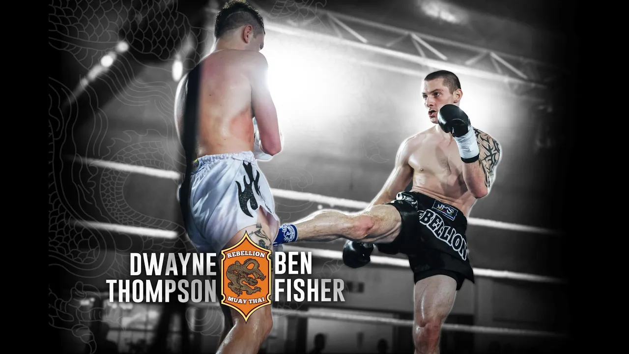 FULL FIGHT | Rebellion Muaythai 4: Dwayne Thompson vs Ben Fisher background