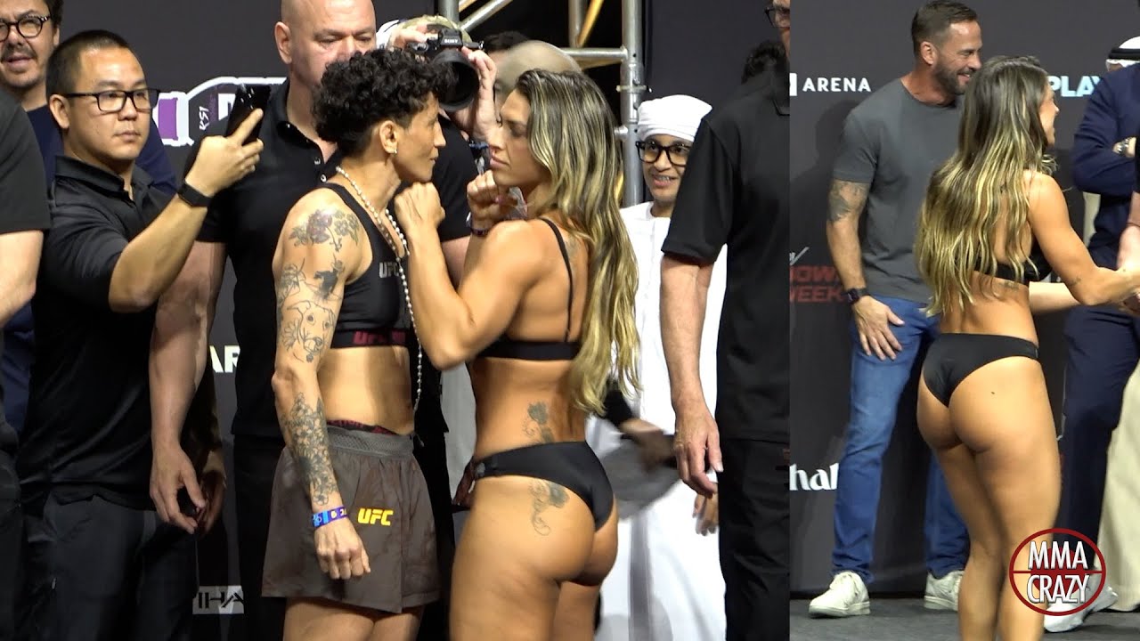 UFC 321: Virna Jandiroba vs. Mackenzie Dern Weigh-in Face Off