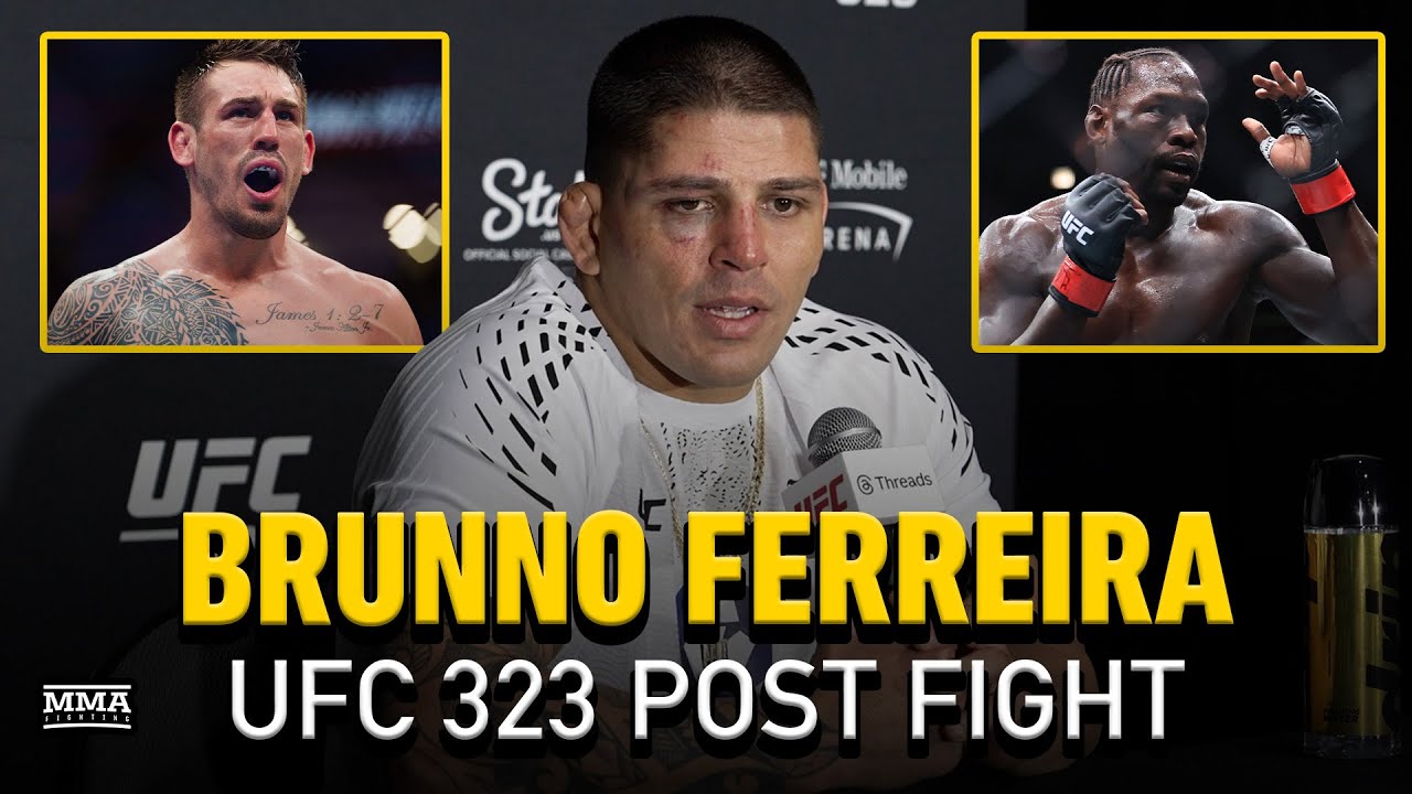 Brunno Ferreira Wants Jared Cannonier If 'Soft Ass' Brendan Allen Keeps 'Hiding' From Him | UFC 323