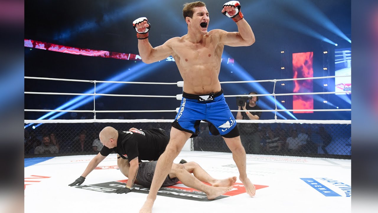 The student avenged for the commando! Russian fighter knocked out the undefeated American! Tough KO! background