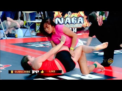 After watching this match you will also say - did the girl really win 🥱#wrestling #submission #mma