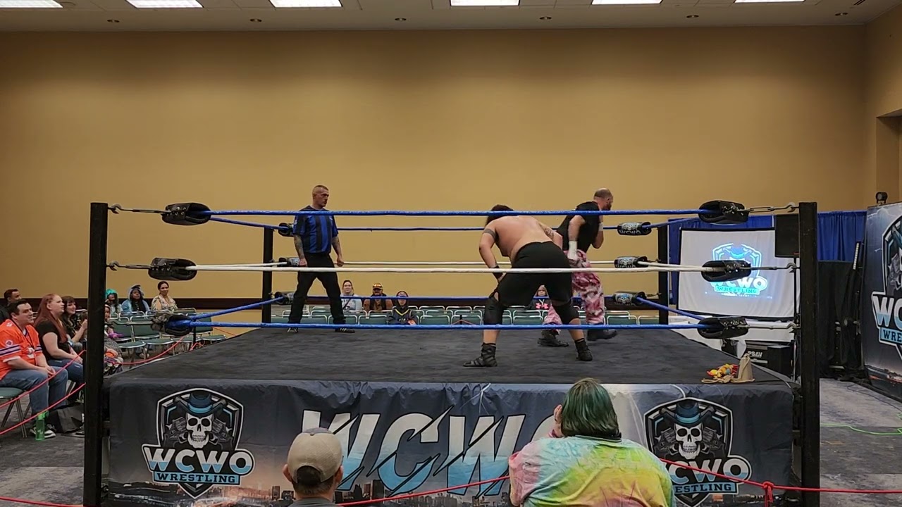 Cousin Cooter vs War Ready Maleko (WCWO Territorial Title) - WCWO PopCon 4/28/24 background