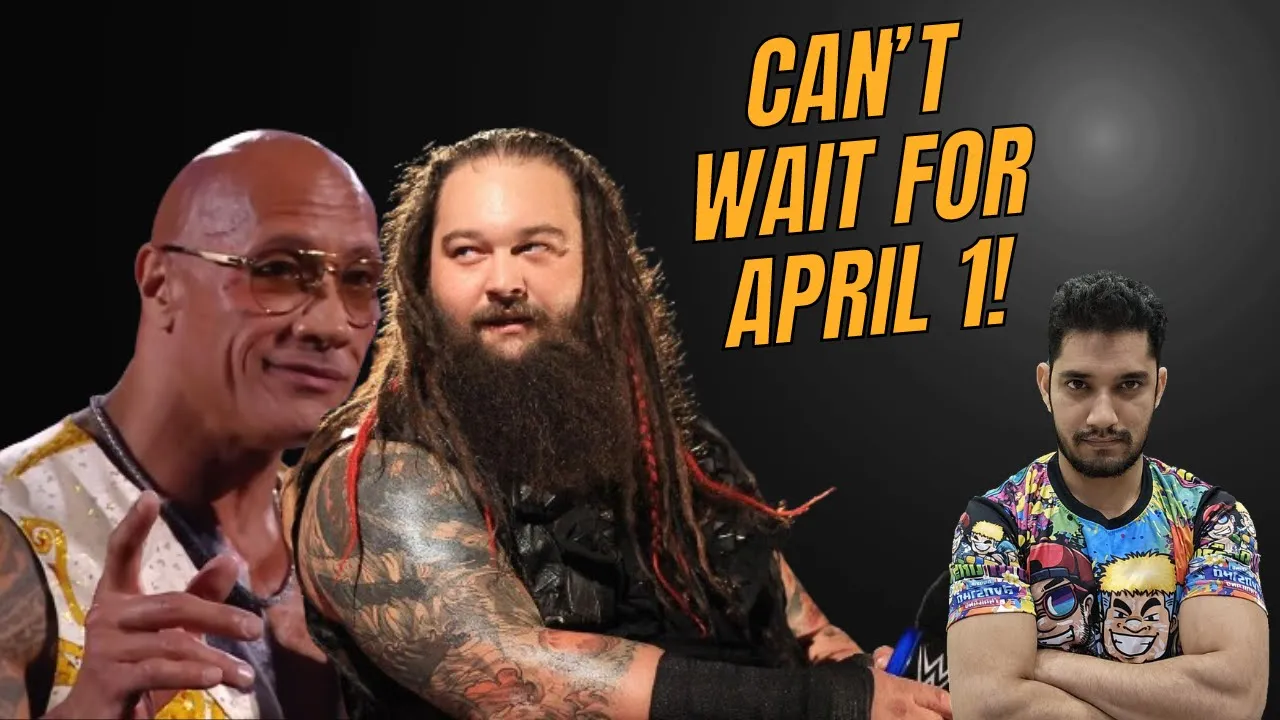 Rock and Bray Wyatt fans, GET READY for April 1!🤯 background