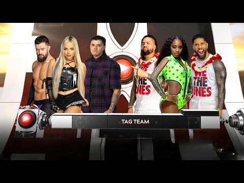 The Judgement day vs Naomi & Jimmy Uso & Jey Uso | WWE2K25 background