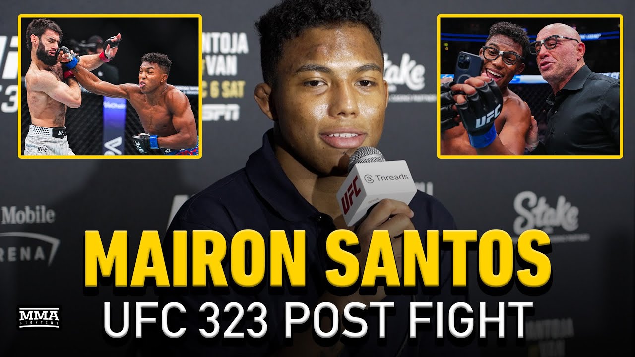 Mairon Santos Explains Move To 'Fighting Nerds' Gym, Reacts To WIn Over Muhammad Naimov At UFC 323