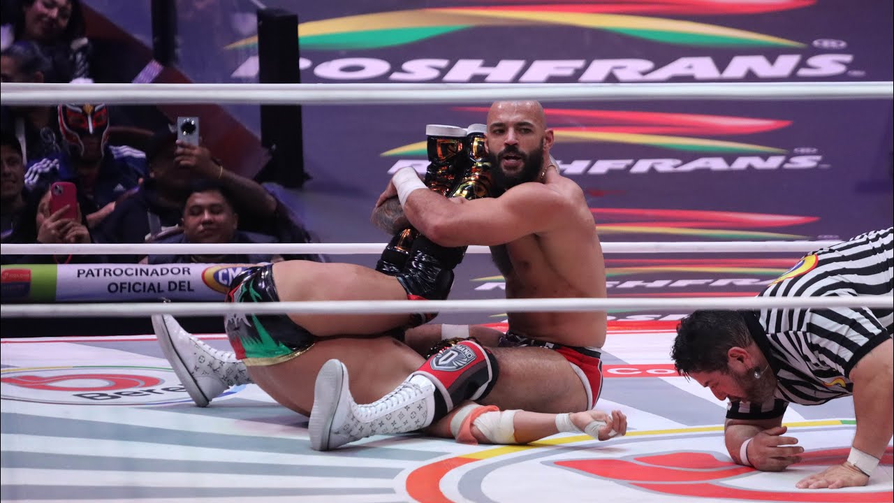 Lucha estelar del Viernes Internacional del CMLL: Ricochet 🆚 Titán