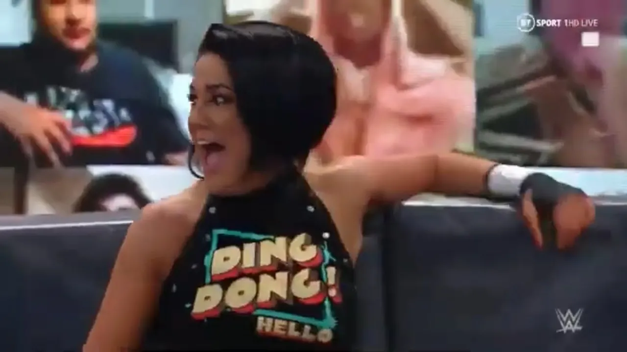 Bayley vs Liv Morgan. (Ruby Riott & Billie Kay)