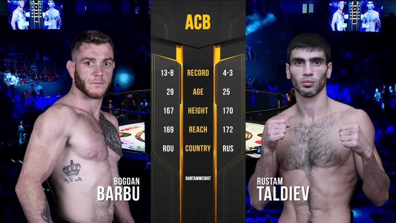 Богдан Барбу vs. Рустам Талдиев | Bogdan Barbu vs. Rustam Taldiev | ACB 89