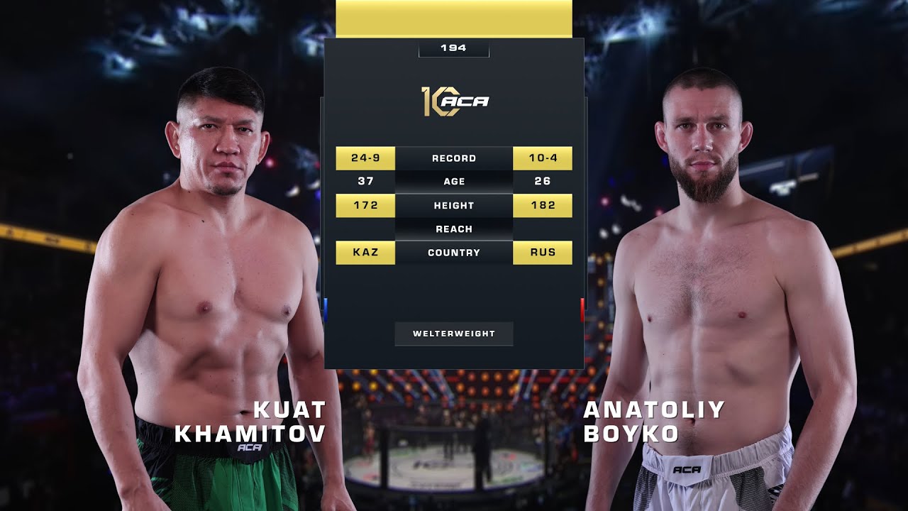 Куат Хамитов vs. Анатолий Бойко | Kuat Khamitov vs. Anatolia Boyko | ACA 194