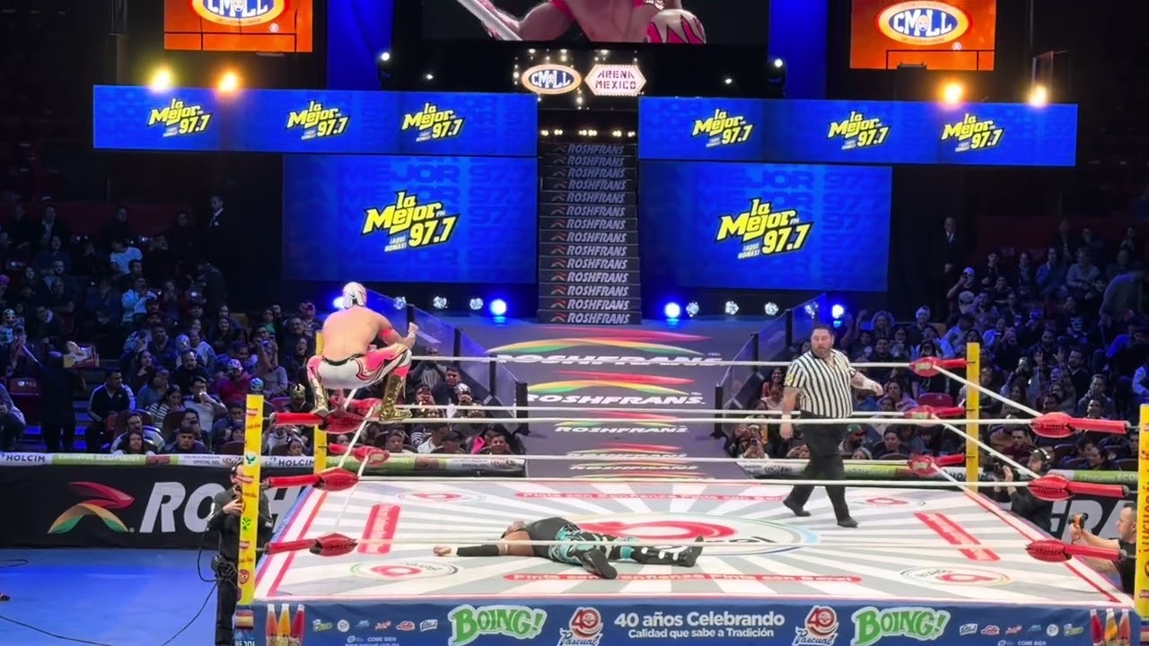 Reporte CMLL: Máscara Dorada Vs Stuka Jr.