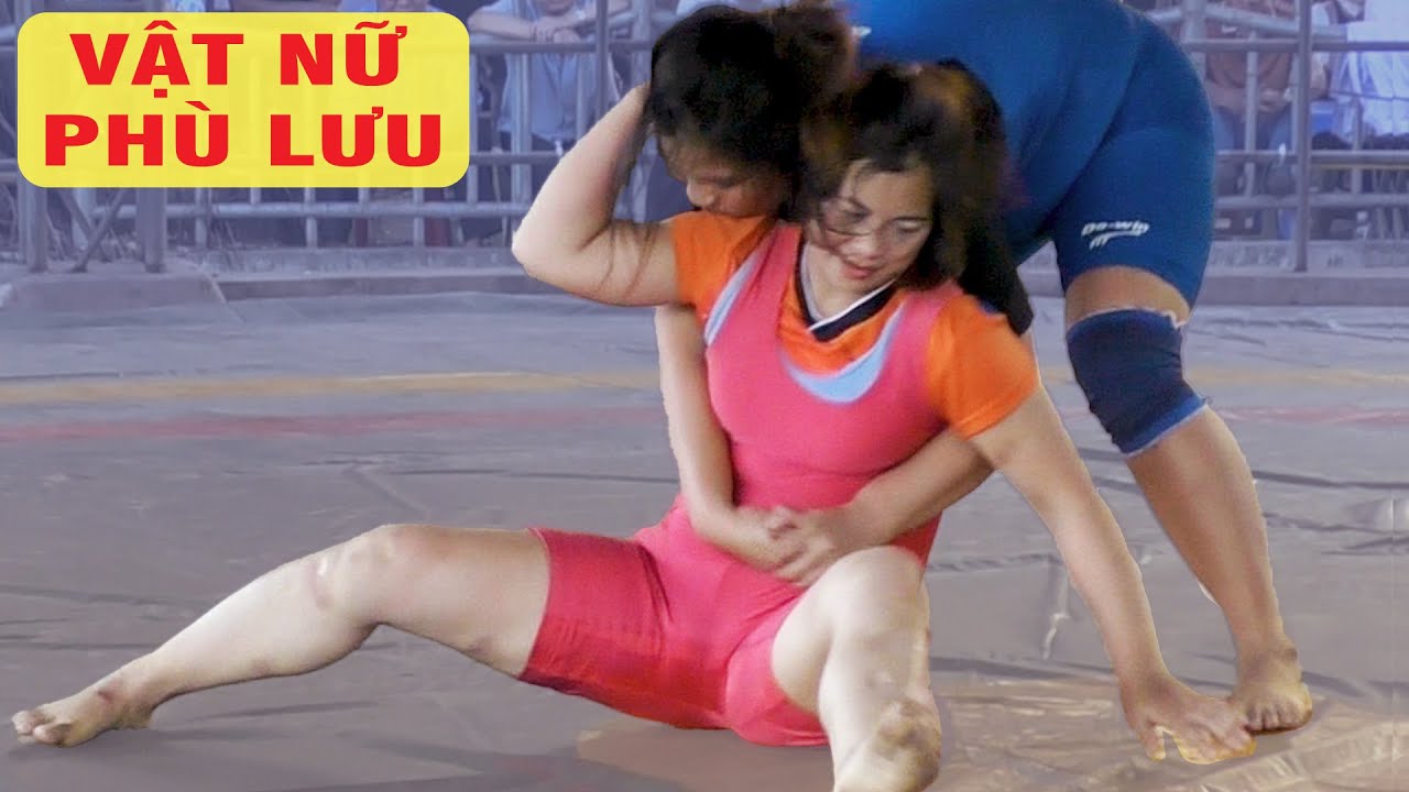 Vật nữ , women wrestling - Hội làng Phù Lưu. background