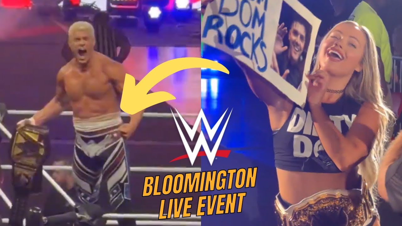Jacob Fatu breaks Cody's ribs | WWE Bloomington show highlights