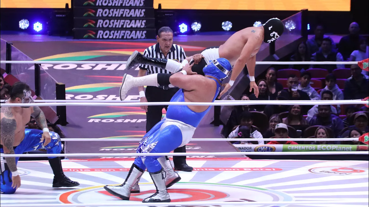 Reporte CMLL: Felino Jr., Cobarde e Hijo de Stuka Jr. 🆚 Akuma y Los Gemelos Diablo I y II