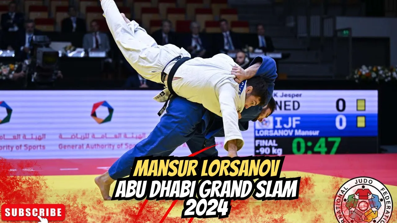 A huge hip throw secures Mansur LORSANOV his second gold in Abu Dhabi 🥋🥇