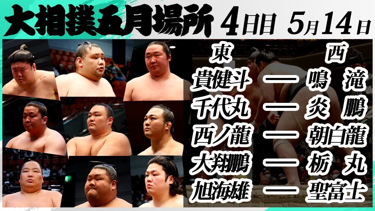 大相撲　幕下上位五番＜令和7年五月場所・４日目＞SUMO