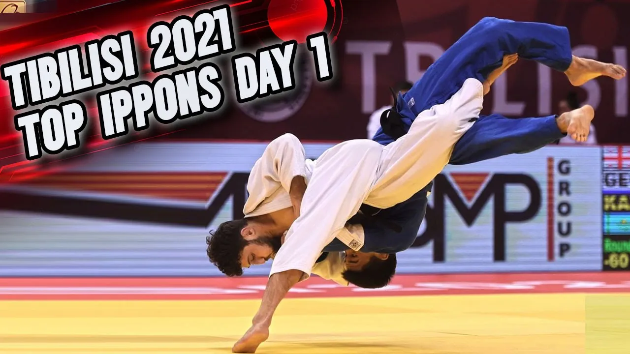 Top Ippons - Tbilisi Judo Grand Slam 2021 - DAY 1 background