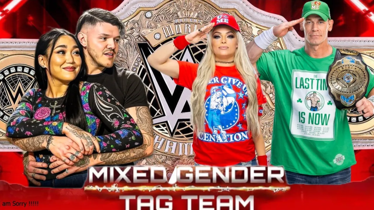 Team Dominik Mysterio & Roxanne Perez vs Team Liv Morgan & John Cena Mixed Gender Tag | WWE#wweraw 