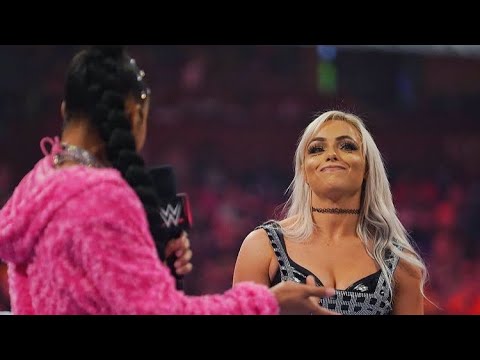 WWE Becky Lynch , Liv Morgan & Bianca Belair Brawl - Full Segment Jan,3,2022. background