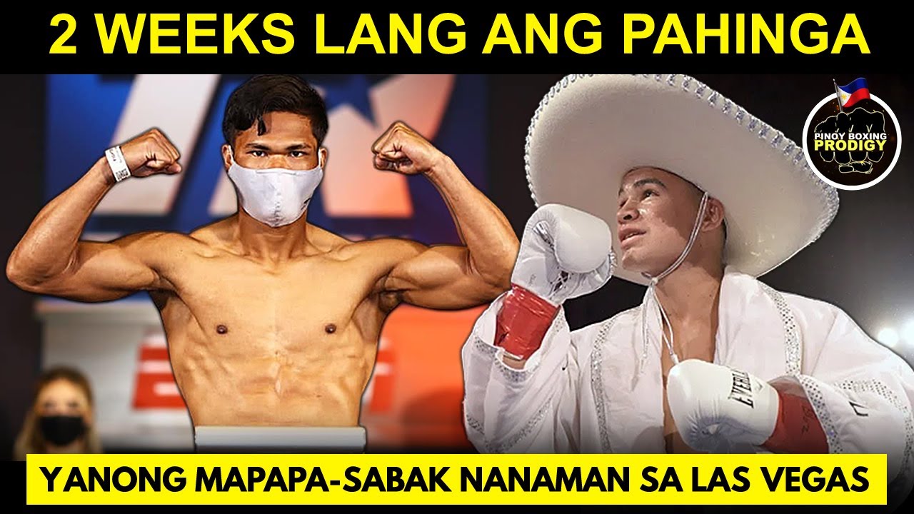 Yanong lalaban ulit agad sa Las Vegas? | Pero may kailangang LABAGIN background
