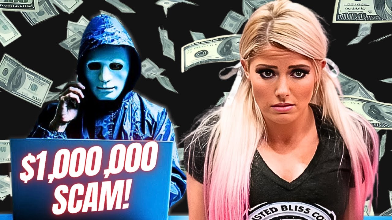 "Alexa Bliss" SCAMS stupid WWE fan of $1,000,000
