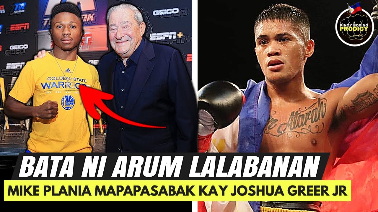 Magic Mike Plania may malaking PAG-SUBOK | Bata ni Bob Arum na si Joshua Greer Jr LALABANAN background