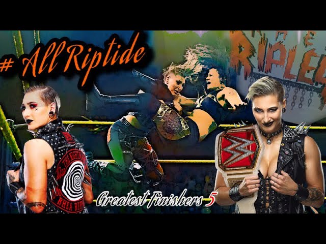 Greatest Finisher - Rhea Ripley Riptide (compilation). | Greatest Finisher Ep.5.