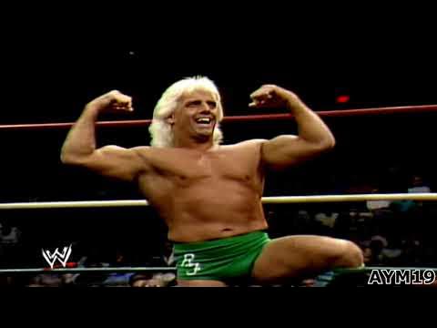 Ric Flair vs Lex Luger Starrcade 1988 Highlights background