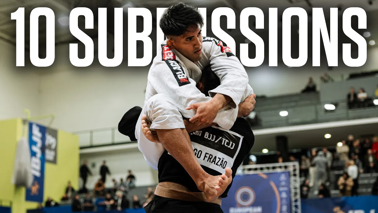 10 Submissions From The Brown Belts At IBJJF Euros